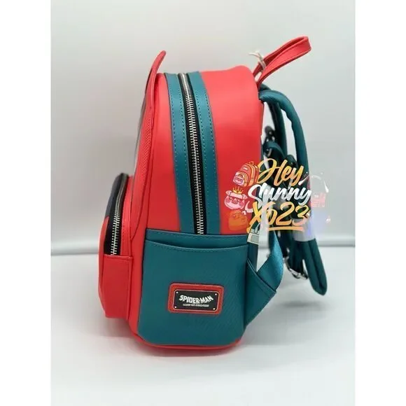 Loungefly Spider-Man Spider-Verse Miles Morales Lenticular Mini Backpack